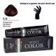 Coloração Permanente Select Color Nº5.0 Castanho Claro Prohall 50g (1)