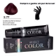 Coloração Permanente Select Color Nº5.77 Castanho Acobreado Marrom Intenso Prohall 50g (3)