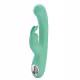 Vibrador Rabbit Lamar Pretty Love Estimulador de Clitóris e Ponto G em Silicone 22cm x 4cm Recarregável Verde Água (3)