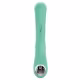 Vibrador Rabbit Lamar Pretty Love Estimulador de Clitóris e Ponto G em Silicone 22cm x 4cm Recarregável Verde Água (1)
