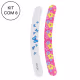 Kit NYBC Beauty Lixa de Unha Curvada Madeira & Papel (8 Unidades) (1)