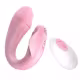 Vibrador de Casal em Formato de Glande com Controle Remoto - Rosa (1)