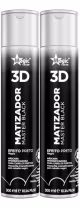 Kit 2 Matizador Magic Color 3d Master Cabelos Pretos - 300ml