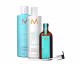 Moroccanoil Kit Redutor de Volume Shampoo e Condicionador 250ml, Óleo capilar original 200ml (3 produtos) (1)