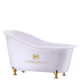 Madressenza Branca - Mini Banheira 19cm 