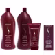 Senscience True Hue Violet Shampoo + Condicionador 1L + Moisture Lock  + C.P.R 25ml