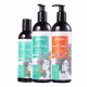Kit Sou + Cachos Yenzah Shampoo Condicionador Cow Wash e Leave-in Forte