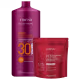 Kit Amend Aloe Vera e Silicone Color Intensy - Pó Descolorante 300g + Água Oxigenada 30 Volumes 950ml (1)