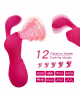 Vibrador YAFFA com sucção e estimulador de clitóris - 17,50 cm - Rosa (3)