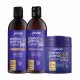 Kit Shampoo Condicionador e Máscara Cronograma 3 em 1 Yenzah Para todos os Tipos