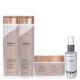 Kit Shampoo, Condicionador, Máscara e Óleo 60ml Cabelos Danificados - Repair Collection Essendy (1)