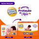 Kit Pom Pom Derma Protek Mega P - Fraldas Descartáveis (216 Unidades) (4)