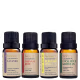 Kit 4 Óleo Essencial Aromaterapia 100% Puro Top Via Aroma