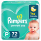 Fralda Pampers Confort Sec Super P 72 Unidades (1)
