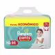 Fralda Pampers Pants Ajuste Total Max XG 86 Unidades (2)