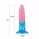 Dildo Prótese Com Ventosa Lovetoy de 18cm (2)