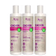 Kit Para Cabelos Cacheados Apse Shampoo, Condicionador e Gelatina  3x300ml (1)