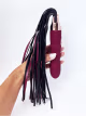 Vibrador e Chibata Velvet - Vinho (2)