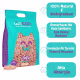 WiCat Areia de Tofu Natural para Gatos Higiênica - Pêssego 2,1 kg (2)