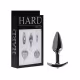 Hard Kit Plug Anal P com Base Removível em Metal Ônix (1)