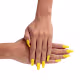 Unhas Postiças Colors Kiss New York Amarelo Canário Bailarina Longo (4)
