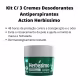 Kit 3 Desodorante Creme Herbissimo Action Antitranspirante 55g (3)