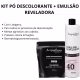 Kit Pó Descolorante + Emulsão Reveladora Acquaflora Volume 40 900ml (2)
