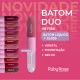 BATOM E GLOSS LIQUIDO DUO LD07 RUBYROSE (5)