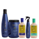 Aneethun Linha A - Kit Shampoo 300 ml + Máscara 500 ml + Creme Silicone 250 ml + Spray 150 ml + Cachos 250 ml (1)