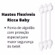 Kit Hastes Flexíveis Ricca Baby Com Ponta de Algodão Cód. 3245 C/6 (2)