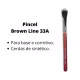 Pincel Klass Vough Brown Line Para Aplicar Base e Corretivo 33a (3)