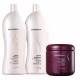 Kit Senscience Smooth Inner Restore Intensif Salão Trio (3 Produtos)