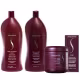 Senscience True Hue Violet Shampoo + Condicionador 1 L + Inner Restore Intensif 500ml + C.P.R 25ml (1)