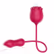 Rosa Sugador de Clitóris com Pulsação e Vai e Vem Immortal Flower Five - Vermelho (1)