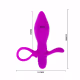 Plug Anal c/ Estimulador Lateral em Silicone Taylor 10 Vibrações Pretty Love (3)