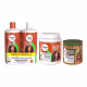 Kit com Creme Para Pentear + Shampoo e Condicionador 1L +  Gel Definidor Sos Cachos Salon Line (7)