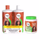 Kit Tratamento Profundo Litrão com Shampoo, Condicionador e Creme para Pentear SOS Cachos Coco (1)