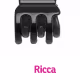Ricca Liso Preto - Prendedor de Cabelo (3)