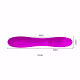 Vibrador Duplo com 30 Vibrações Snappy Pretty Love - Pink (3)