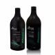 kit Escova Progressiva Princess Lizz Shampoo e Alinhamento Térmico Vegano 2x1000ml - Petre Cosmetics (1)