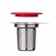 Infusor Para Chá Inox - Moncloa - Fair Infuser Com Tampa - Vermelho (2)
