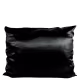 Fronha de Cetim Anti Frizz Preta Com Zíper Queen Size 55x70 - Soulta (1)