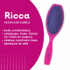 Escova de Cabelo Oval Midi Pink Pequena Rosa Base Almofadada Ricca (3)