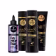 Kit Haskell Cavalo Forte Shampoo Condicionador Leave-in e Lamelar Máscara líquida (4 produtos) (1)