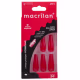 Unha Postiça Bailarina Longa Vermelho - Macrilan - UP412 (3)