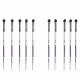COMBO 10 UNIDADES PINCEL PROFISSIONAL PARA SOMBRA LINHA W - MACRILAN - W126 (1)