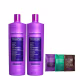Kit 2 Progressivas Sem Formol Select Blond 1L Prohall (1)
