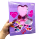 Paleta de Sombras e Gloss Infantil Teen Multi Heart Fenzza SKV120040 (4)