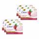 Kit Sabonete Dove Romã E Verbena 90g c/6un