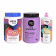 Kit com 2 Cremes para Pentear Hidratação Profunda e Super Volumão + Máscara Bio-Reconstrução Salon Line (1)